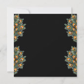 Moderne Wasserfarbenfedern zum Geburtstag Einladung (Rückseite)