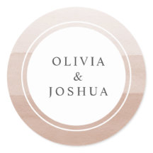 Moderne Wasserfarbenhochzeit