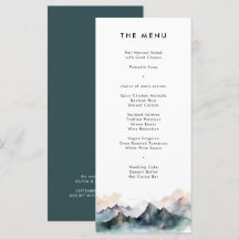 Moderne Wasserfarbenwelt Hochzeit