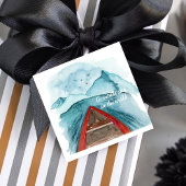 Moderne Wasserfarbenwelt - Weltangebot Geschenkanhänger