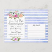 Moderne Wasserheizung im Blumengeflecht rettet das Ankündigungspostkarte (Rückseite)