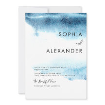 Moderne Watercolor Hochzeitseinladungen. Einladung