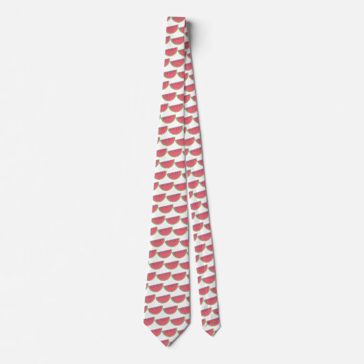 Moderne Watermelon Slices Pattern Neck Tie Krawatte (Vorderseite)