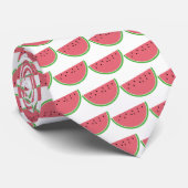 Moderne Watermelon Slices Pattern Neck Tie Krawatte (Gerollt)