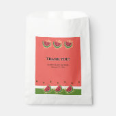 Moderne Watermelon Splash Baby Dusche Geschenktütchen (Vorderseite)