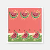 Moderne Watermelon Splash Baby Dusche Serviette (Vorderseite)