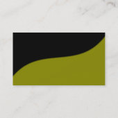 Moderne Wave Business Card Visitenkarte (Rückseite)