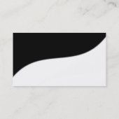Moderne Wave Business Card Visitenkarte (Rückseite)