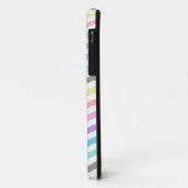Moderne Wavy Lines | Monogramm Pastelwaves Case-Mate iPhone Hülle (Hinten/Links)