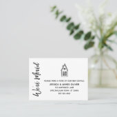 Moderne "We ve Moved" Karte mit Zeichnend Kleinem (Stehend Vorderseite)