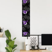 Moderne Weave Texture Poster (Heimbüro)