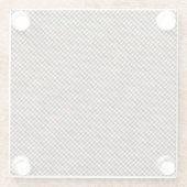 Moderne Web-Abstrakt-Geometrie-Muster 1277 Glasuntersetzer (Rückseite)