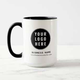 Moderne Website für Geschäftslogos, individuelle W Tasse