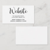 Moderne Website UAWG Enclosure Card Begleitkarte (Vorne/Hinten)