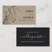 MODERNE WEBSITE VON KRAFT LINE ZEICHNEND FLUSSWEIT VISITENKARTE (Vorne/Hinten)