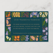 Moderne Website Wedding Boho Chic | UAWG QR Begleitkarte (Vorderseite)
