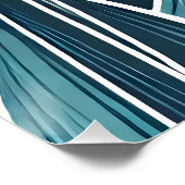 Moderne weibliche Muskelanatomie Kunst Poster (Ecke)