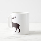 Moderne weibliche Rotwild Kaffeetasse (Vorderseite Links)