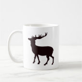 Moderne weibliche Rotwild Kaffeetasse (Links)
