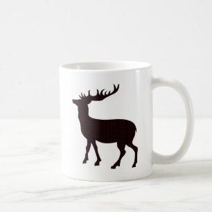 Moderne weibliche Rotwild Kaffeetasse