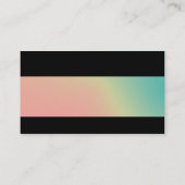 Moderne - weiche Gradienten Visitenkarte (Rückseite)