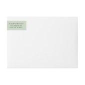 Moderne weiche grüne Skripthochzeit (Vorderseite)