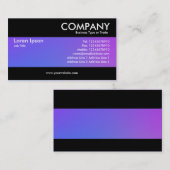 Moderne - weiche Lichtstrahlen Visitenkarte (Vorne/Hinten)