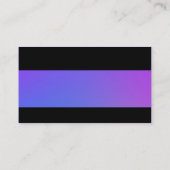 Moderne - weiche Lichtstrahlen Visitenkarte (Rückseite)