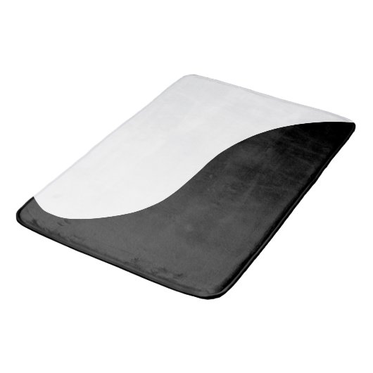 Moderne weiche Welle Badematte (Schrägansicht)
