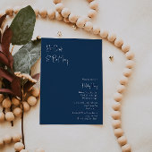 Moderne Weihnachten | Blaues Essen trinken und Mer Einladung