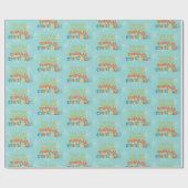 Moderne Weihnachten - der Spaß der Jahreszeit Geschenkpapier (Flach)