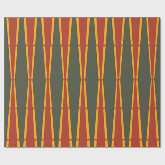 Moderne Weihnachten des Mitteljahrs Geschenkpapier (Flach)