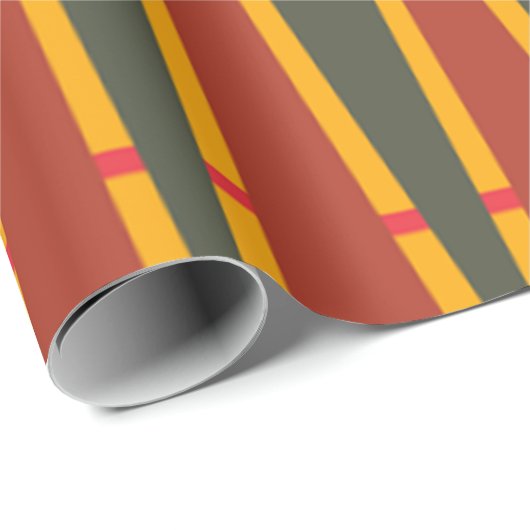 Moderne Weihnachten des Mitteljahrs Geschenkpapier (Rolleneckpunkt)