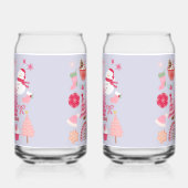 Moderne Weihnachten Dosenglas (Links)