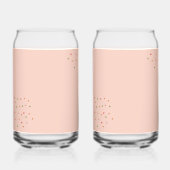 Moderne Weihnachten Dosenglas (Rückseite)