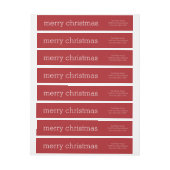 Moderne Weihnachten - einfach rot und weiß (Bogen)