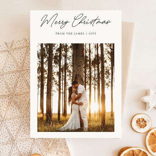 Moderne Weihnachten | Elegant Boho Simple Foto