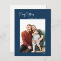 Moderne Weihnachten | Foto für den blauen vertikal