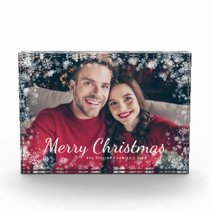 Moderne Weihnachten Fotoblock