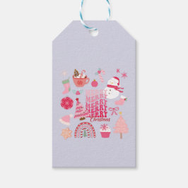 Moderne Weihnachten Geschenkanhänger