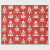 Moderne Weihnachten Geschenkpapier (Flach)