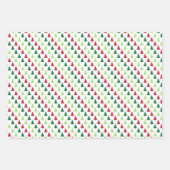 Moderne Weihnachten Geschenkpapier Set (Vorderseite)