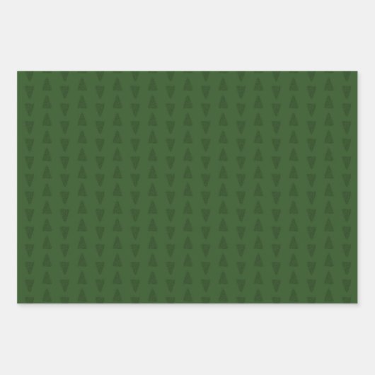 Moderne Weihnachten Geschenkpapier Set (Vorderseite 3)