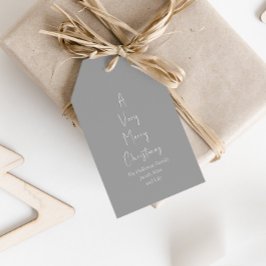 Moderne Weihnachten | Geschenktasten der Silberfam Geschenkanhänger