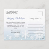 Moderne Weihnachten glauben FOTO Gruß (Rückseite)