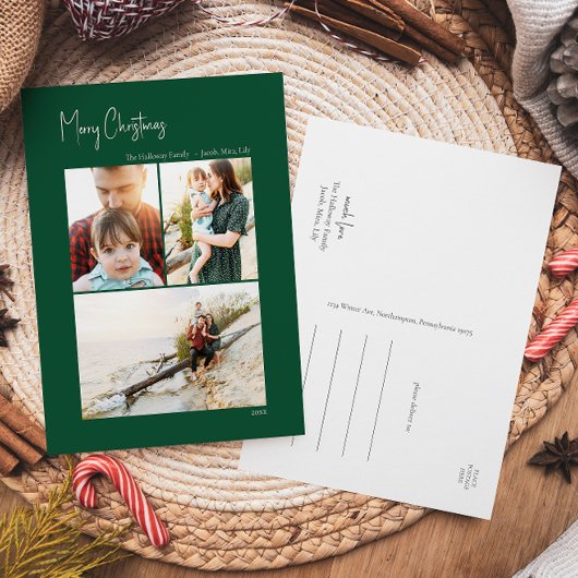 Moderne Weihnachten | Grünes Vertikales 3 Foto