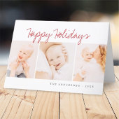 Moderne Weihnachten Gruß drei Foto