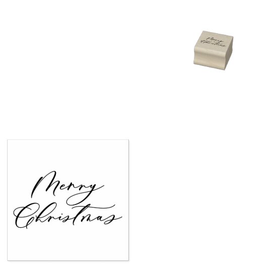 Moderne Weihnachten Gummistempel (Stempel)