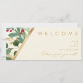 Moderne Weihnachten | Header für die Cremesitzkart (Rückseite)