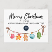 Moderne Weihnachten im Geschäftsleben (Vorderseite)